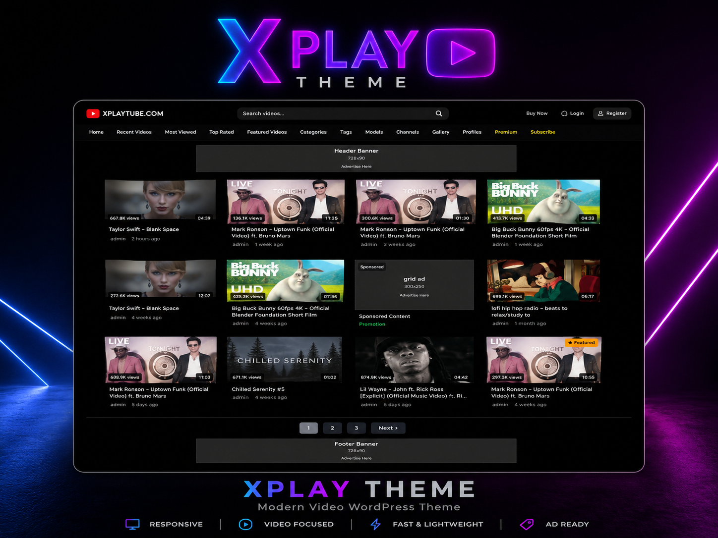 Xplay Theme